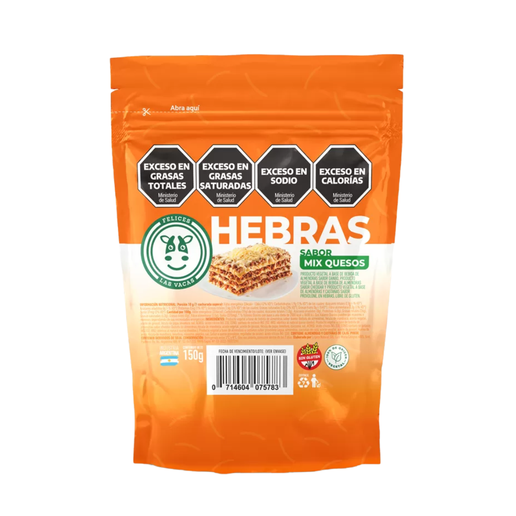 Mix de quesos en hebras 150g