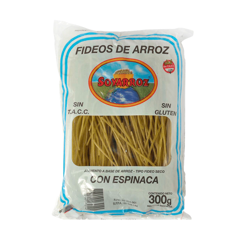 Fideos de Arroz Espinaca  300g