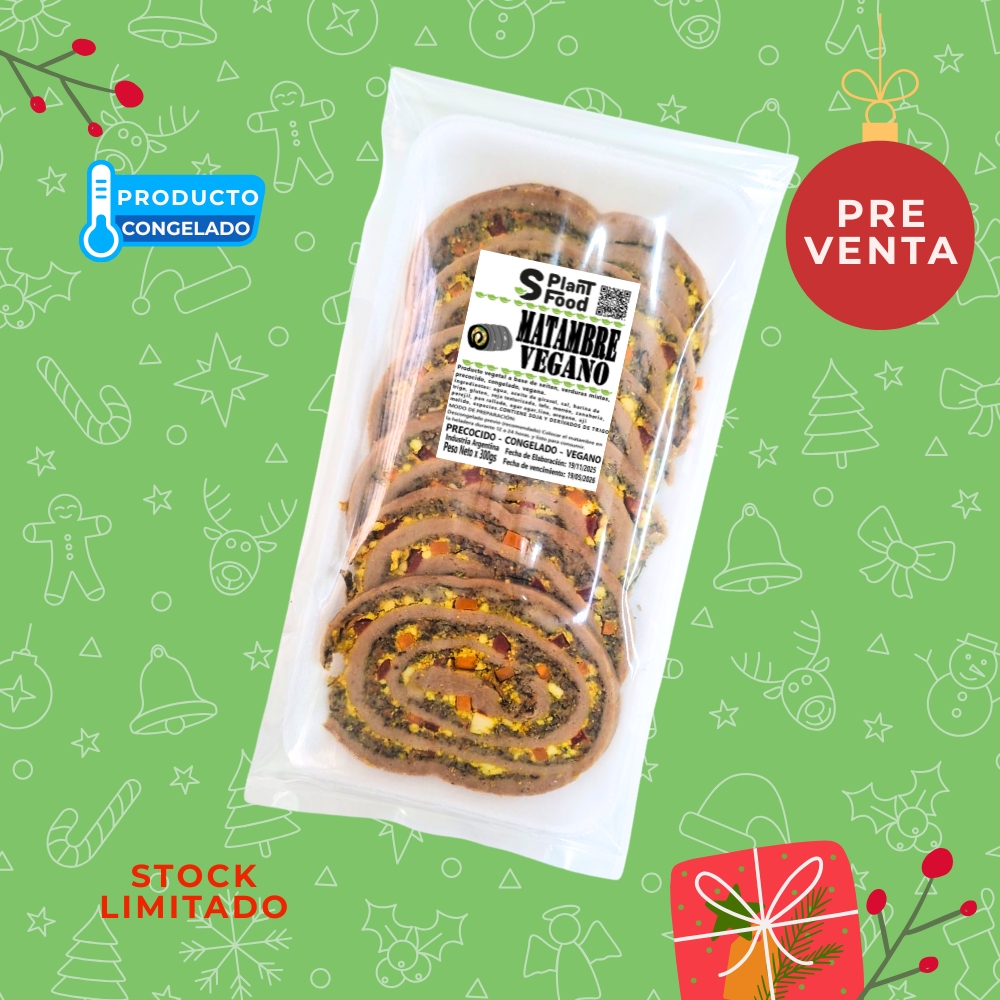 Matambre Vegano. 300g. Congelado. Vegano