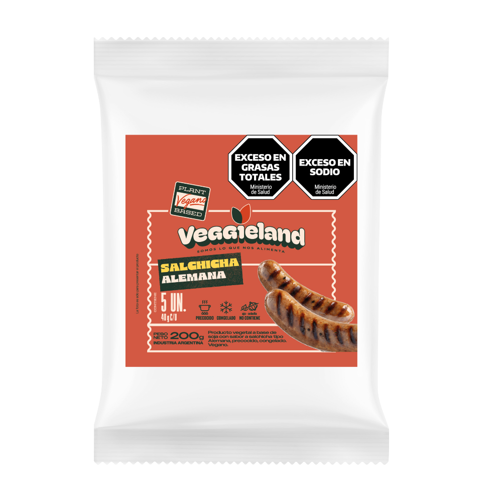 Salchicha Alemana Plant-Based (PAC5)