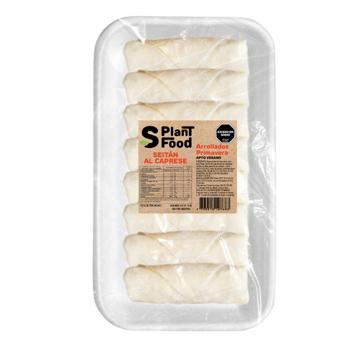 [SPF02] Arrollados primavara Sabor SEITAN AL CAPRESE 8Ud