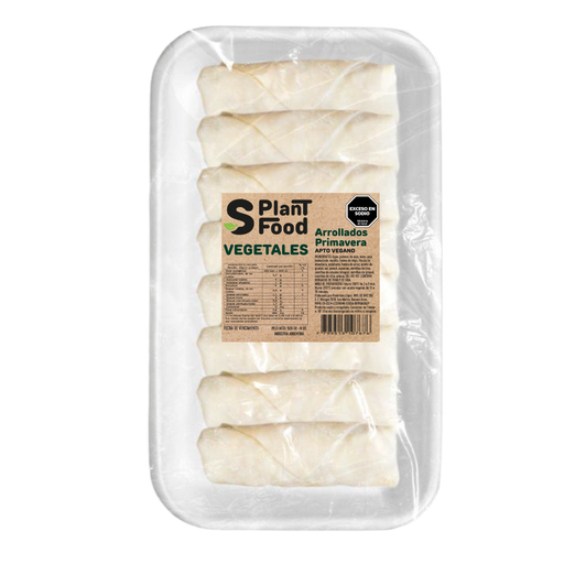[SPF04] Arrollados primavara de VEGETALES  8Ud