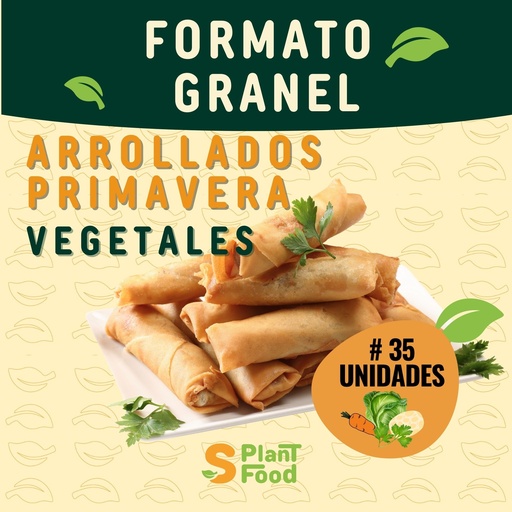 [SPF08] Arrollados primavara de VEGETALES 35Ud