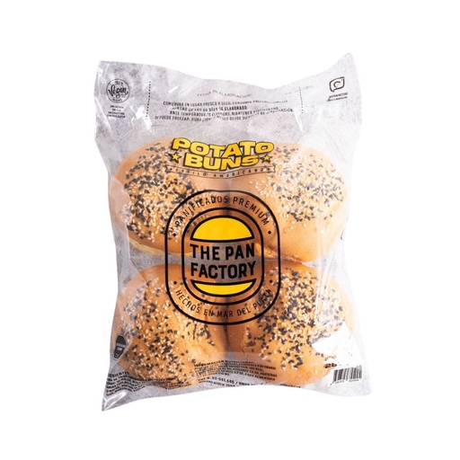 [TPF001] Pan de Burger Con Semillas  