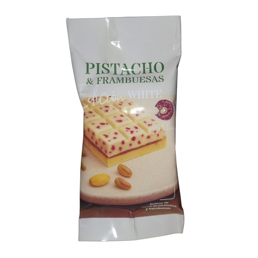[KS002] Chocolate Blanco Pistacho y Frambuesa Keto Shop, Congelado. 