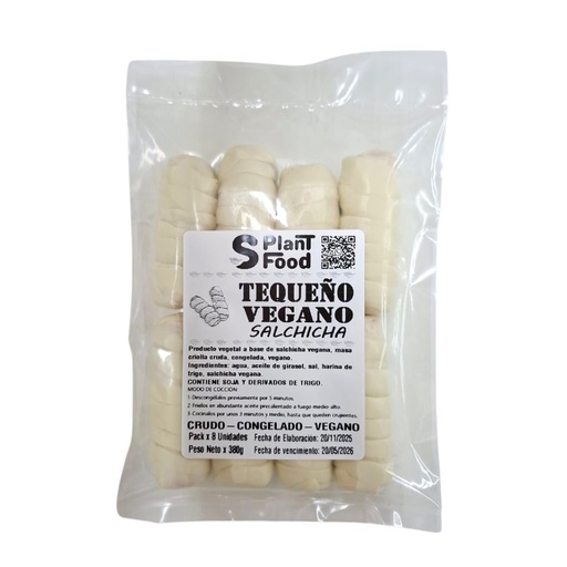 [SPF41]  Tequeños Sabor Salchicha. Congelado. Vegano. 8 ud. 