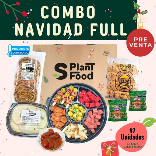 [C17] Combo Navidad Full (Presentación Caja) Congelado. Vegano