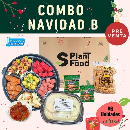[C19] Combo Navidad B – De Vitel Toné (Presentación Caja) Congelado. Vegano