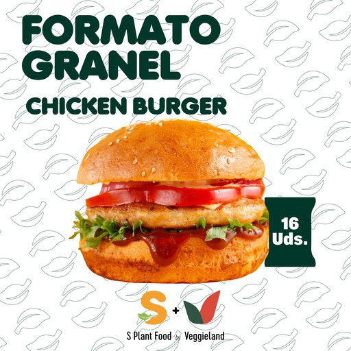 [P1403] CHICKEN BURGER PLANT BASED x 16 ud