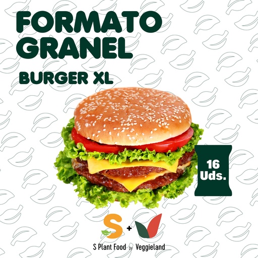 [P1402] Burger Clásica Plant-Based  XL Granel(16u)